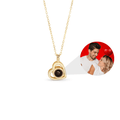 Colar Amor Eterno Foto Personalizável Dourado / Prata 925 00012