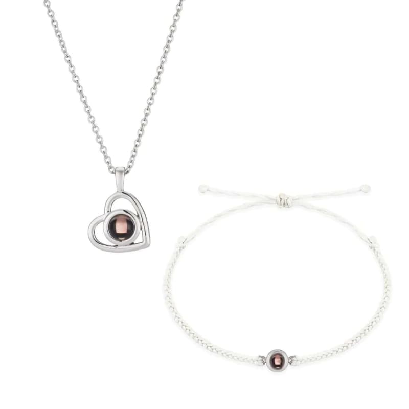 Kit Casal Colar Amor Eterno + Pulseira