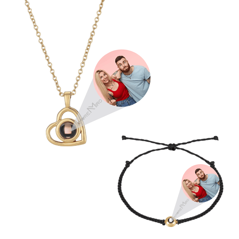 Kit Casal Colar Amor Eterno + Pulseira