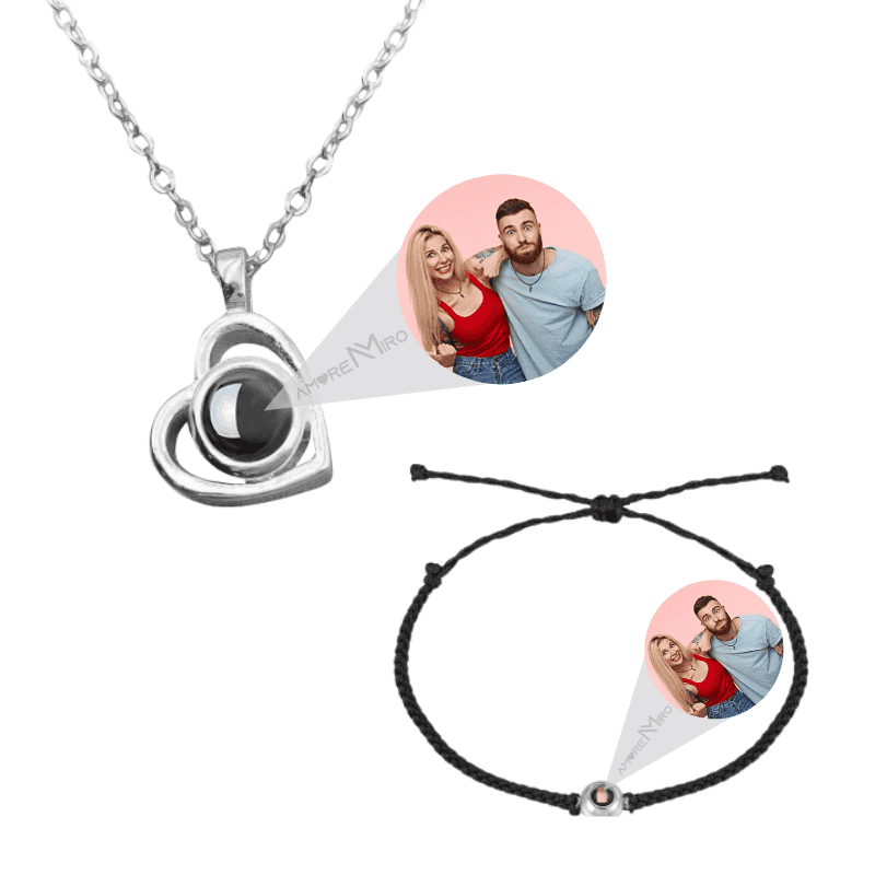 Kit Casal Colar Amor Eterno + Pulseira