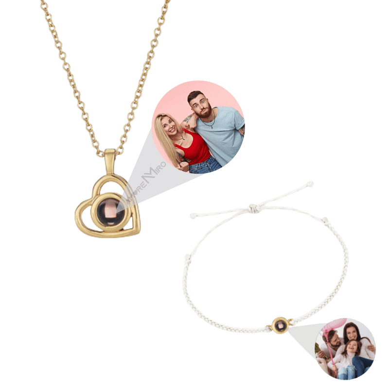 Kit Casal Colar Amor Eterno + Pulseira