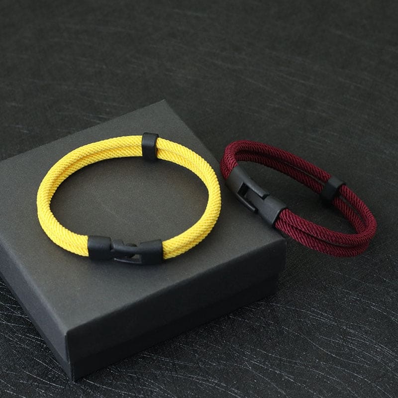 Pulseira Masculina Náutica Dupla Camada