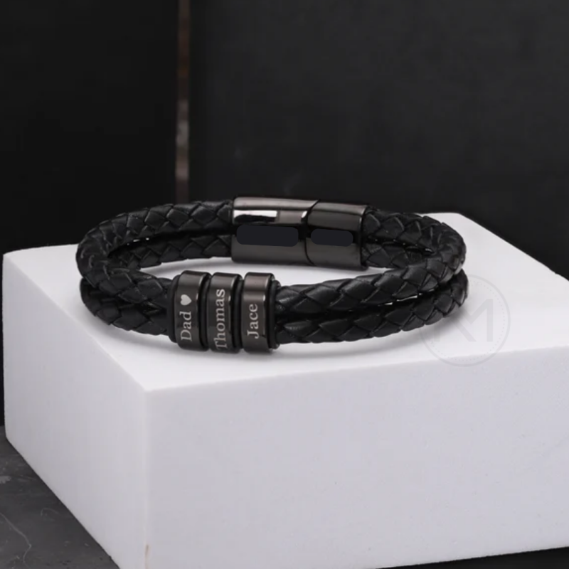 Pulseira Masculina Personalizado Com Nomes 000335