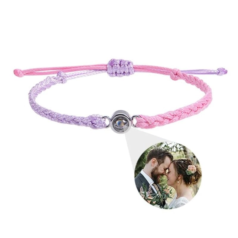 Pulseira Memória Preciosa Personalizada Modelo 2 / Rose Aço Inox