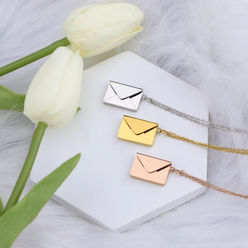 Colar Envelope Eu Te Amo 00036