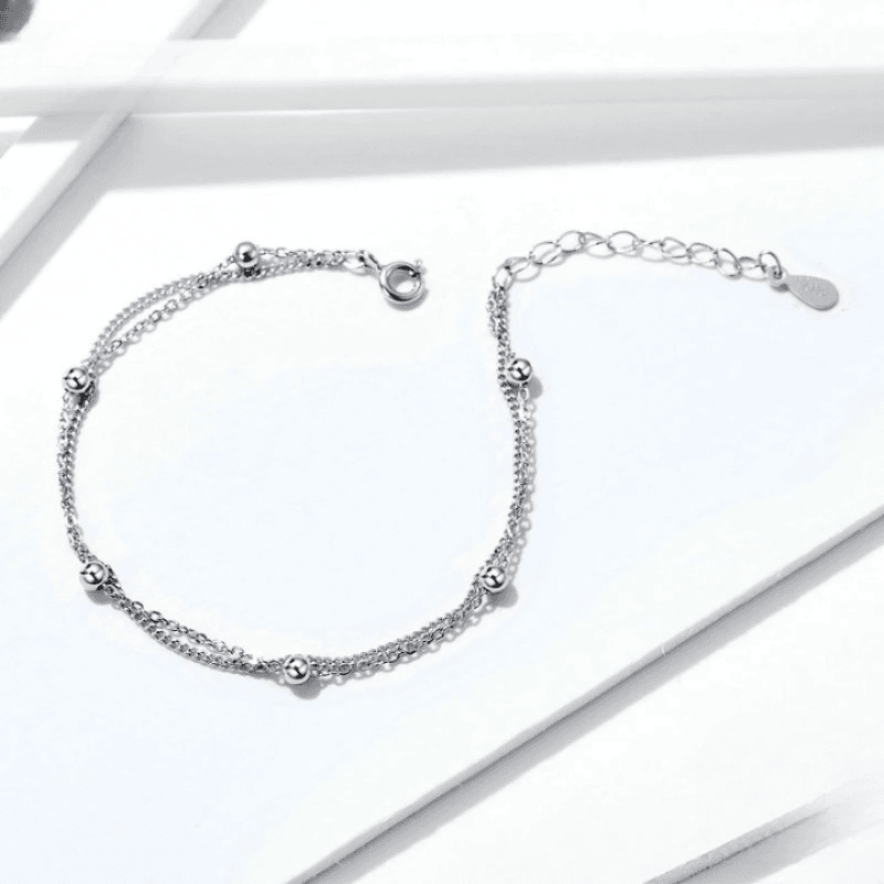 Pulseira Bolinhas Prata 925