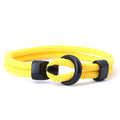 Pulseira Mausculina De Corda Náutica Amarelo / P 18.5Cm 000170