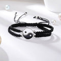 Pulseira Yin Yang Para Casal Preta/preta 00053