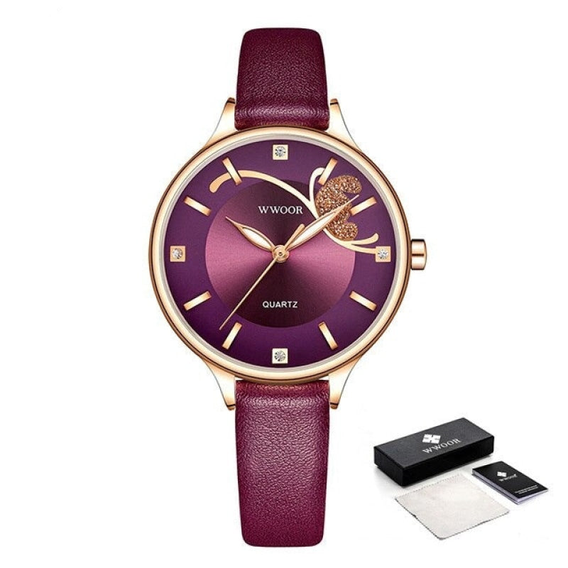 Relógio Feminino Infinity Roxo